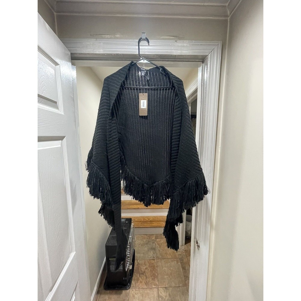 Modena New York Black Shawl NWT
